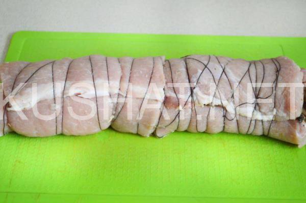 мясной рулет из свинины с грибами 6_мясной рулет из свинины с грибами