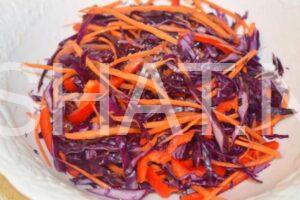 6_салат из краснокочанной капусты с морковью и перцем