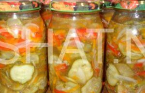 6_салат из огурцов, моркови и перца на зиму