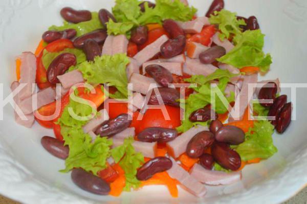 салат с фасолью и ветчиной 6_салат с фасолью и ветчиной