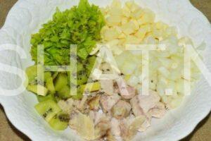 6_салат с киви, курицей и сыром