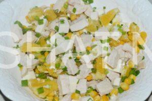 6_салат с курицей, апельсинами и сыром