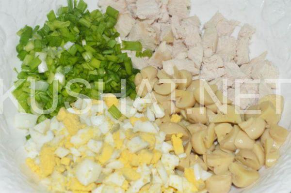 салат с маринованными шампиньонами и курицей 6_салат с маринованными шампиньонами и курицей