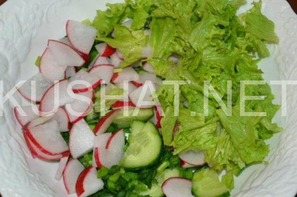 6_салат с редисом, огурцами и кресс-салатом