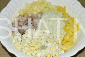 6_салат с селедкой, картофелем и яблоком