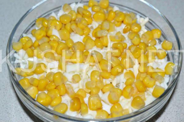 6_слоеный салат с копченой рыбой и картофелем