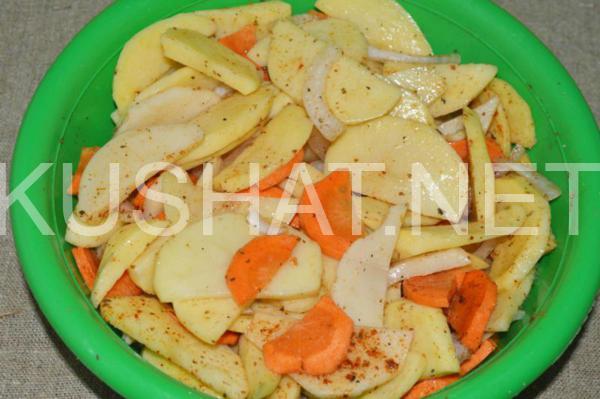 6_свинина с картошкой в духовке