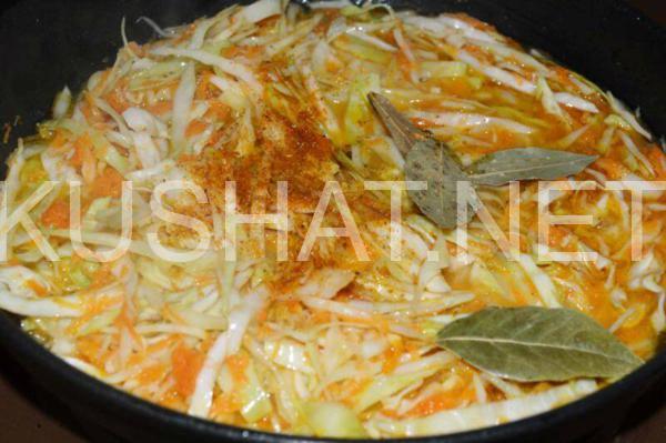 6_тушеная капуста с сосисками