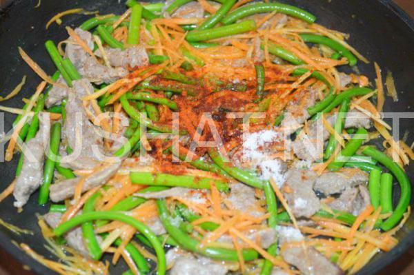 7_чесночные стрелки с мясом