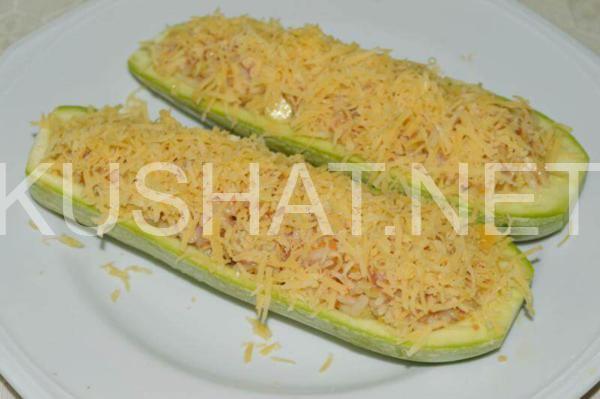 7_фаршированные кабачки с фаршем и рисом в духовке