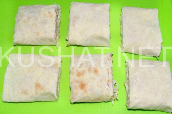 горячая закуска из лаваша с сыром и колбасой 7_горячая закуска из лаваша с сыром и колбасой