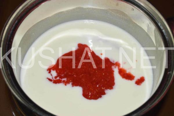 7_клубничная панна котта