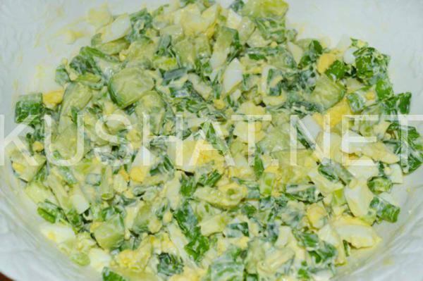 7_салат из черемши с яйцом и огурцом