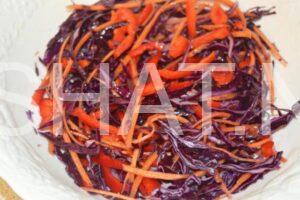 7_салат из краснокочанной капусты с морковью и перцем