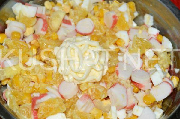 7_салат с крабовыми палочками и апельсином