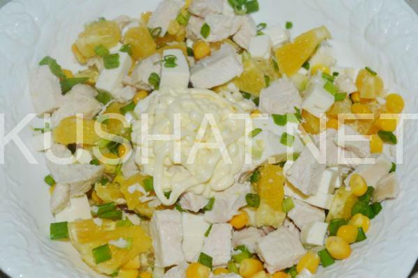 7_салат с курицей, апельсинами и сыром