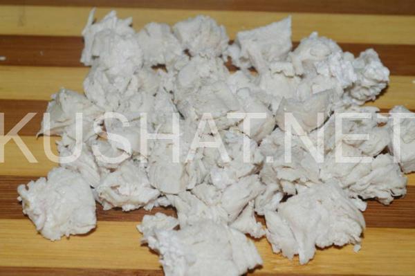 7_салат с курицей, шампиньонами и сыром