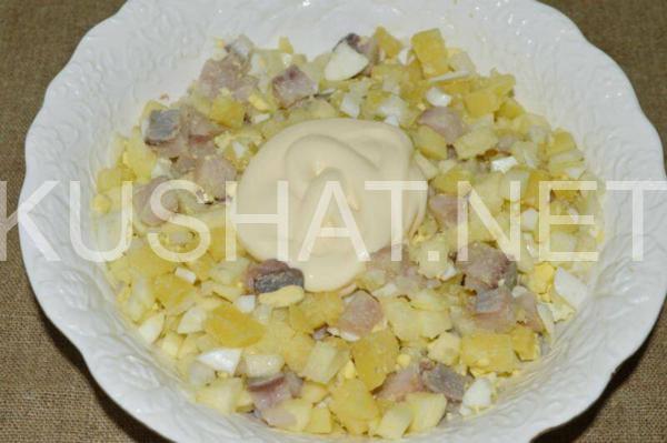 7_салат с селедкой, картофелем и яблоком