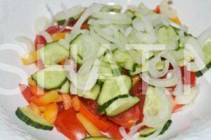 7_салат с сыром косичкой и помидорами