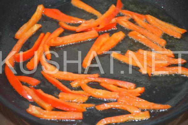 7_теплый салат с баклажанами и перцем