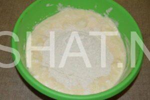 8_бисквитный пирог с ревенем