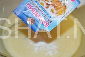 8_бисквитный пирог с вишней