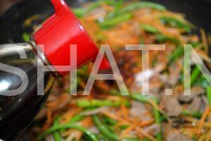 8_чесночные стрелки с мясом