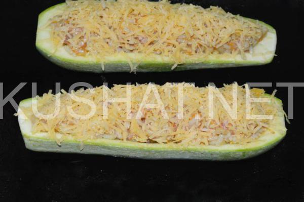 8_фаршированные кабачки с фаршем и рисом в духовке