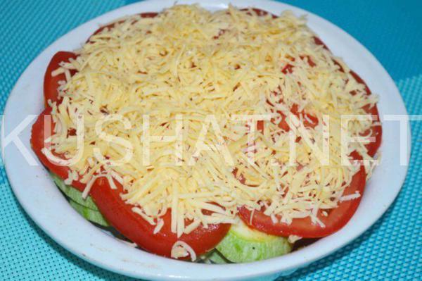 8_кабачки, запеченные в духовке с помидорами и сыром