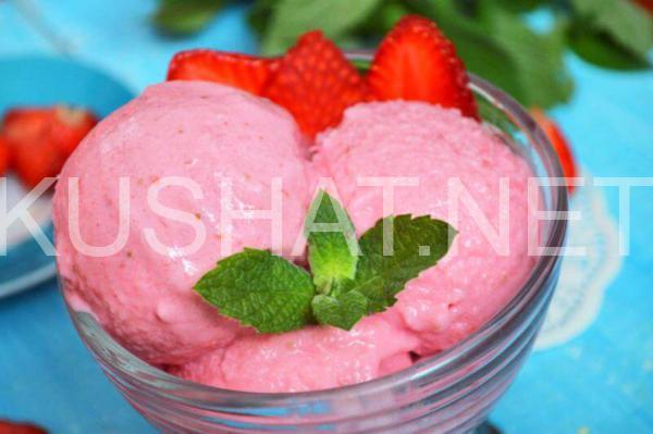 клубничное мороженое в домашних условиях 8_клубничное мороженое в домашних условиях