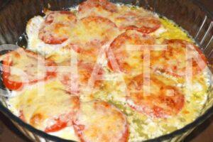 8_куриная грудка с помидорами и сыром в духовке