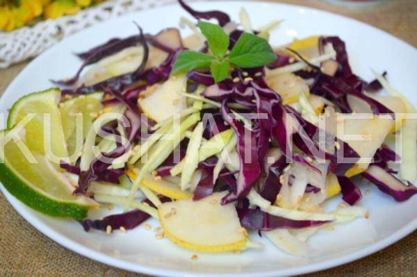 8_салат из капусты с грушей