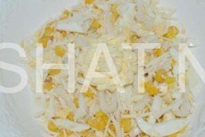 8_салат с кальмарами, кукурузой, яйцом и сыром