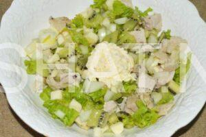 8_салат с киви, курицей и сыром