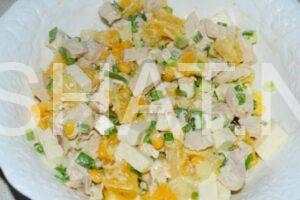8_салат с курицей, апельсинами и сыром