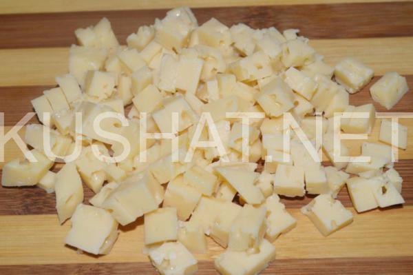 8_салат с курицей, шампиньонами и сыром