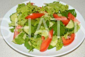 8_салат с рукколой, курицей и помидорами