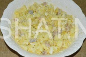 8_салат с селедкой, картофелем и яблоком