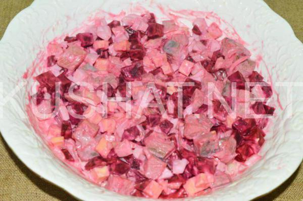 8_салат со свеклой, сельдью и сыром