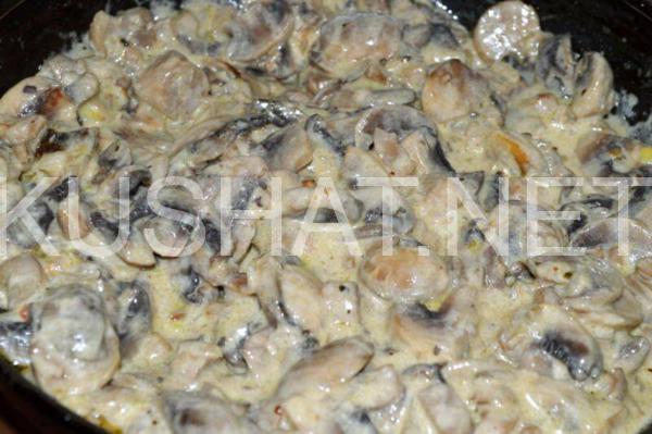 8_шампиньоны тушеные в сметане