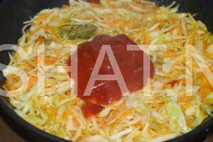 8_тушеная капуста с сосисками