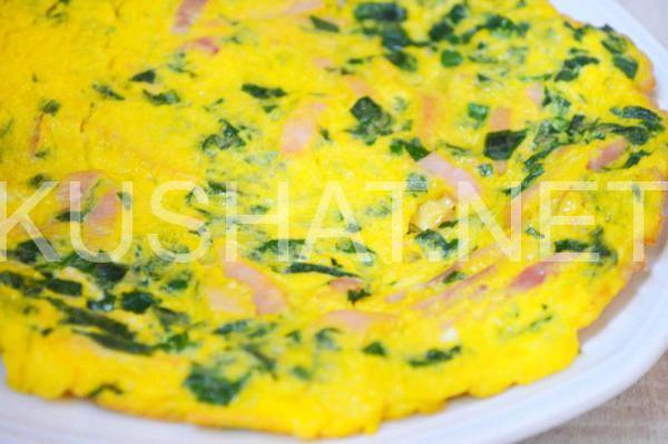 яичница с ветчиной и черемшой 8_яичница с ветчиной и черемшой