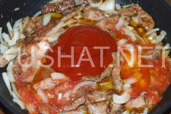 9_бефстроганов из говяжьей печени