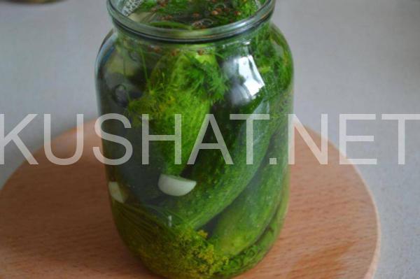 9_быстрые малосольные огурцы в банке