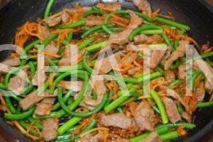 9_чесночные стрелки с мясом