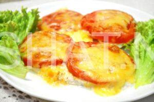 9_куриная грудка с помидорами и сыром в духовке