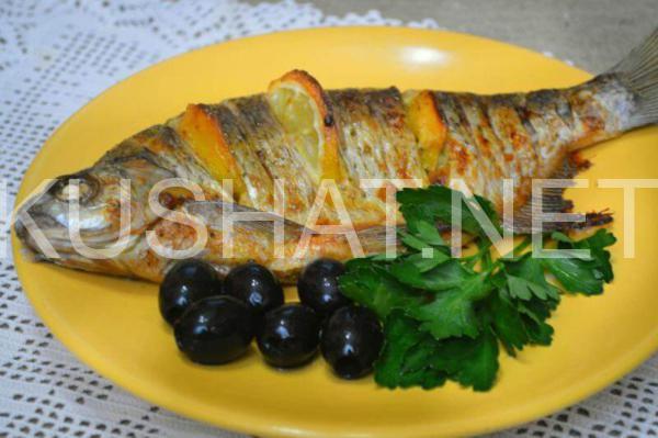 9_лещ, запеченный в духовке в майонезе с лимоном