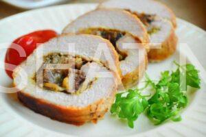 9_мясной рулет из свинины с грибами