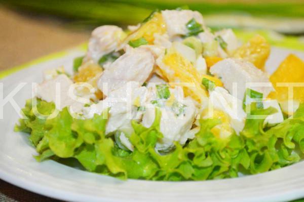 9_салат с курицей, апельсинами и сыром