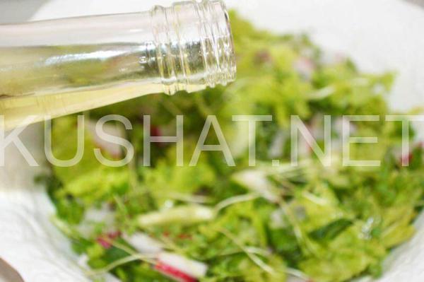 9_салат с редисом, огурцами и кресс-салатом